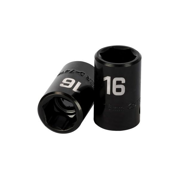 COPA CUADRO 1/2" DE IMPACTO 6 PUNTAS DE 16 MM TRUPER
