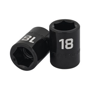COPA CUADRO 1/2" DE IMPACTO 6 PUNTAS DE 18 MM TRUPER
