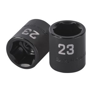 COPA CUADRO 1/2" DE IMPACTO 6 PUNTAS DE 23 MM TRUPER
