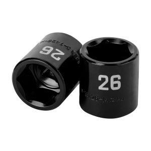 COPA CUADRO 1/2" DE IMPACTO 6 PUNTAS DE 26 MM TRUPER