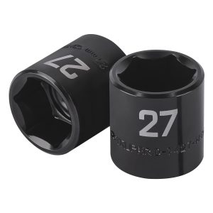 COPA CUADRO 1/2" DE IMPACTO 6 PUNTAS DE 27 MM TRUPER