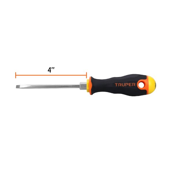 DESTORNILLADOR CABINET 3/16" X 4" MANGO COMFORT GRIP TRUPER - Imagen 3