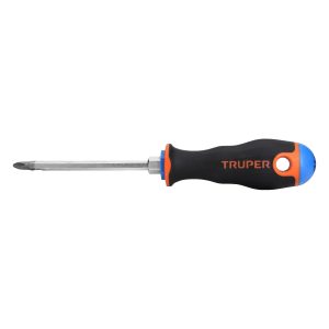 DESTORNILLADOR DE CRUZ 1/4" X 4" MANGO COMFORT GRIP TRUPER