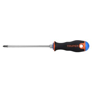 DESTORNILLADOR DE CRUZ 1/4" X 6" MANGO COMFORT GRIP TRUPER