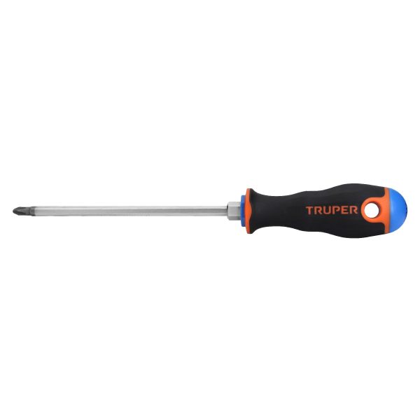 DESTORNILLADOR DE CRUZ 1/4" X 6" MANGO COMFORT GRIP TRUPER