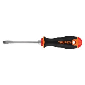 DESTORNILLADOR PLANO 1/4" X 4" MANGO COMFORT GRIP TRUPER