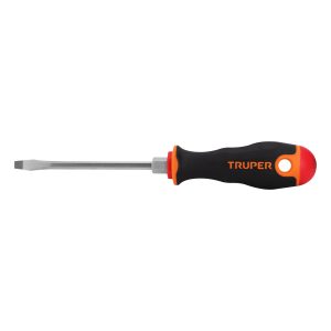 DESTORNILLADOR PLANO 3/16" X 4" MANGO COMFORT GRIP TRUPER