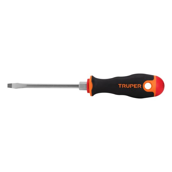 DESTORNILLADOR PLANO 3/16" X 4" MANGO COMFORT GRIP TRUPER