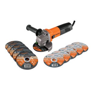 COMBO PULIDORA 4-1/2" 800 W 5 DISCOS CORTE Y 6 DISCOS DESBASTE TRUPER