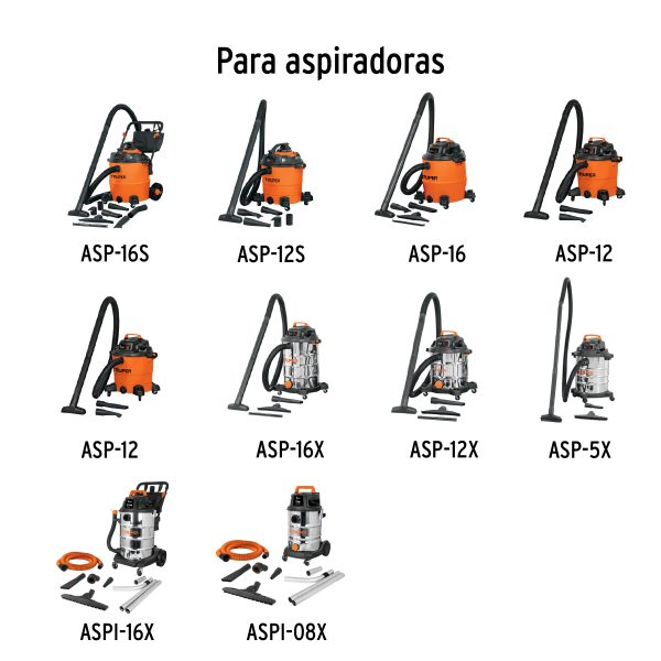 FILTRO DE CARTUCHO PARA ASPIRADORAS 5, 8, 12 Y 16 GAL TRUPER - Imagen 2