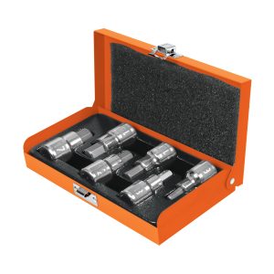 JUEGO DE 6 COPAS 1/2" PUNTA BRISTOL METRICAS TRUPER