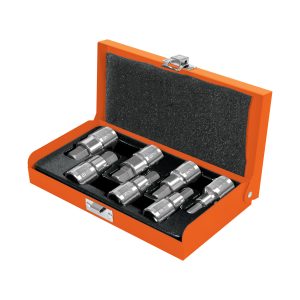 JUEGO DE 7 COPAS 1/2" PUNTA BRISTOL EN PULGADAS TRUPER