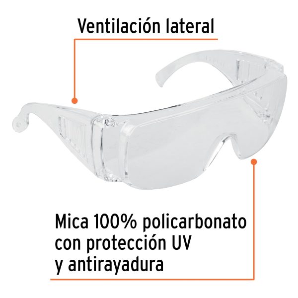 LENTES DE SEGURIDAD TRANSPARENTES TRUPER SAFE - Imagen 2