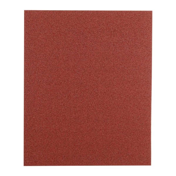 LIJA DE ESMERIL ROJA GRANO 80 DE OXIDO DE ALUMINIO TRUPER