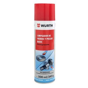 LIMPIADOR DE FRENOS Y PIEZAS BASIC 500 ML WURTH
