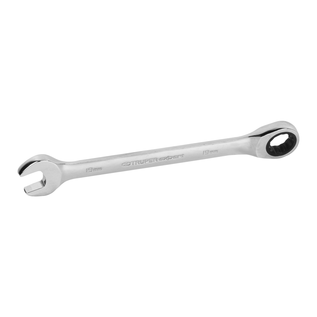 LLAVE COMBINADA CON RATCHET 19 MM X 237 MM DE LARGO TRUPER EXPERT