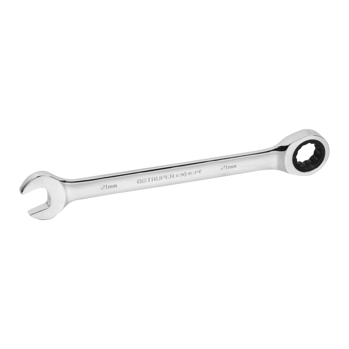 LLAVE COMBINADA CON RATCHET 21 MM X 278 MM DE LARGO TRUPER EXPERT