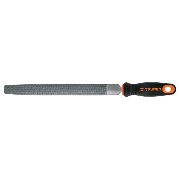 LIMA MEDIA CAÑA BASTARDA 10" CON MANGO TRUPER
