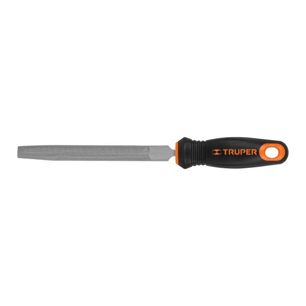 LIMA MEDIA CAÑA BASTARDA 6" CON MANGO TRUPER
