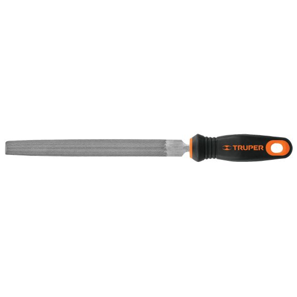 LIMA MEDIA CAÑA BASTARDA 8" CON MANGO TRUPER