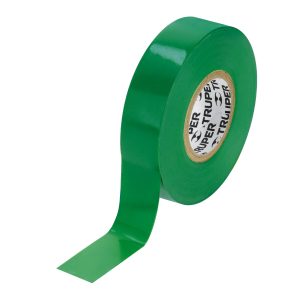 CINTA DE AISLAR DE 18 M X 19 MM VERDE TRUPER
