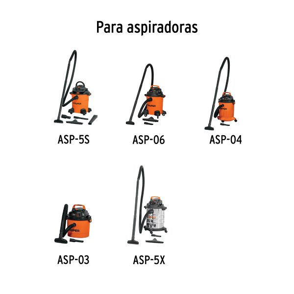 MANGUERA PARA ASPIRADORAS 3, 4, 5 Y 6 GALONES TRUPER - Imagen 2