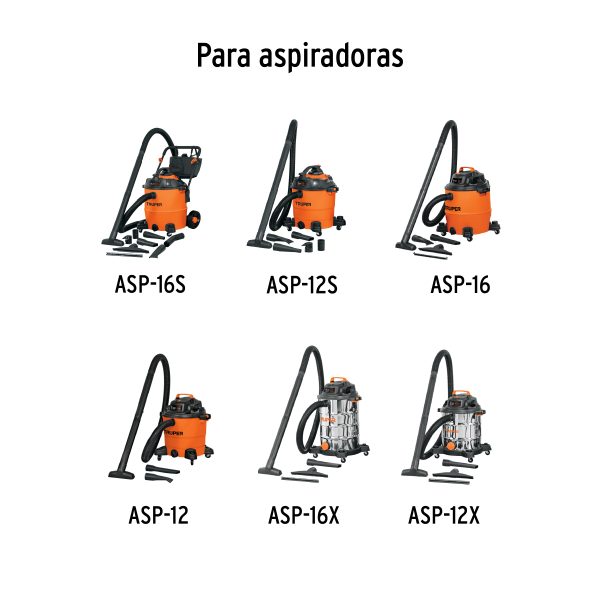 MANGUERA PARA ASPIRADORAS 12 Y 16 GALONES TRUPER - Imagen 2