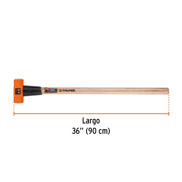 MACETA OCTAGONAL 6 LB MANGO DE MADERA 36" TRUPER - Imagen 2