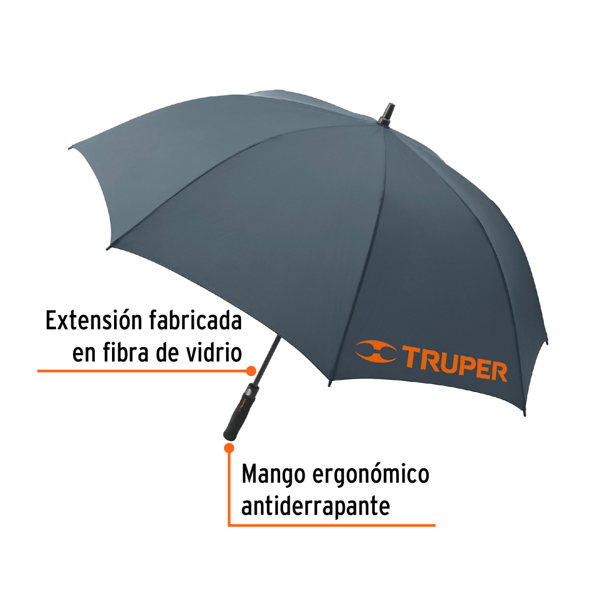 PARAGUAS DE 135 CM TRUPER - Imagen 2