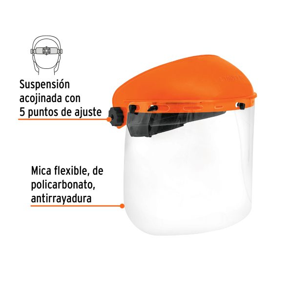CARETA FACIAL PROTECTORA TRUPER - Imagen 2