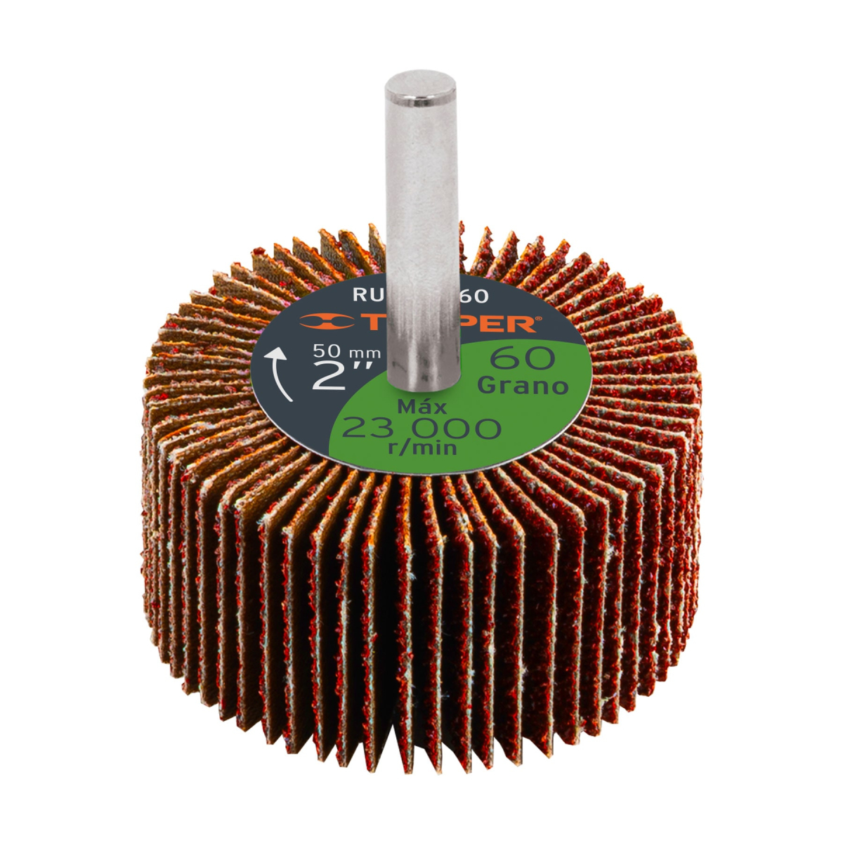 RUEDA FLAP DE 2" GRANO 60 TRUPER