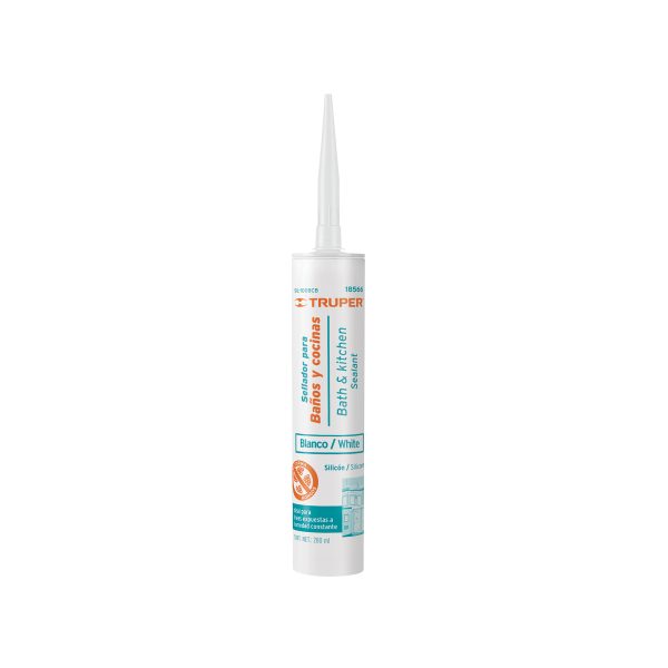 SELLADOR BLANCO PARA BAÑOS Y COCINAS 280 ML TRUPER