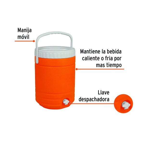 TERMO CON DISPENSADOR 18 L TRUPER - Imagen 2