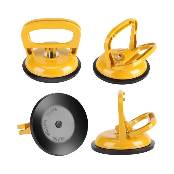 VENTOSA DE ALUMINIO PARA VIDRIO 1 COPA 30 KG UYUSTOOLS - Imagen 3