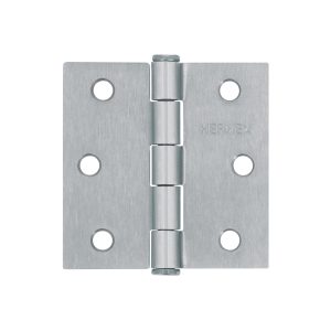 BISAGRA CUADRADA 2-1/2" SATINADO CABEZA PLANA X 10 PIEZAS HERMEX