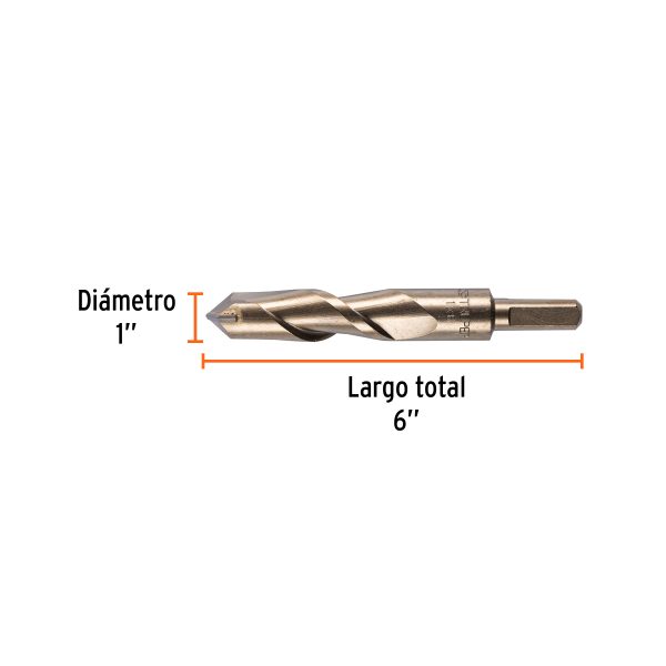 BROCA PARA CONCRETO DE 1" X 6" TRUPER - Imagen 2