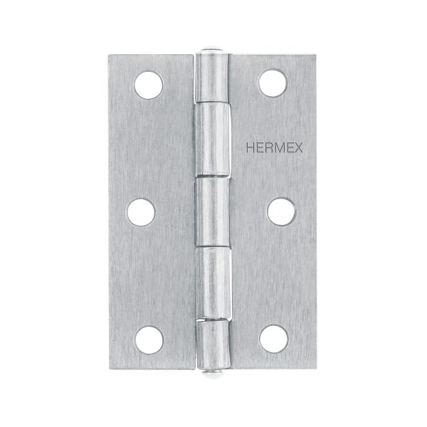 BISAGRA RECTANGULAR 3″ ACERO PULIDO X 20 PIEZAS HERMEX