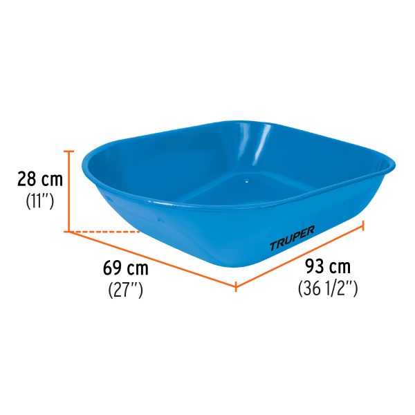CARRETILLA 5.5 FT3 ANTIPINCHAZO MANGOS DE MADERA TRUPER - Imagen 2