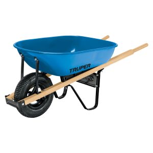CARRETILLA 5.5 FT3 NEUMATICA BASTIDOR TUBULAR TRUPER