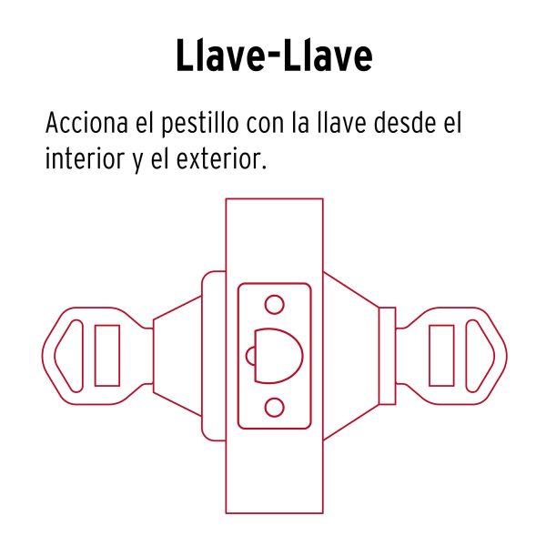 CERROJO LLAVE-LLAVE LATON ANTIGUO LLAVE TRADICIONAL HERMEX - Imagen 2