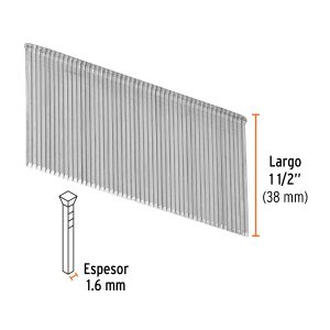 CAJA CON 2500 CLAVOS CALIBRE 16, 38 MM PARA CLNE-16 TRUPER
