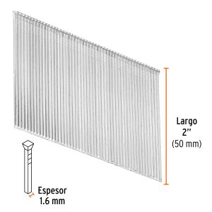CAJA CON 2500 CLAVOS CALIBRE 16, 50 MM PARA CLNE-16 TRUPER
