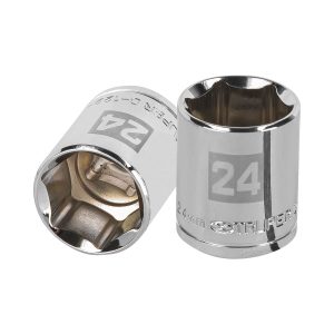 COPA DE 24 MM 6 PUNTAS CUADRO 1/2" TRUPER