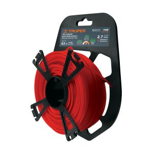 HILO REDONDO PARA GUADAÑA 2.7 MM X 63 M TARJETA TIPO CARRETE TRUPER