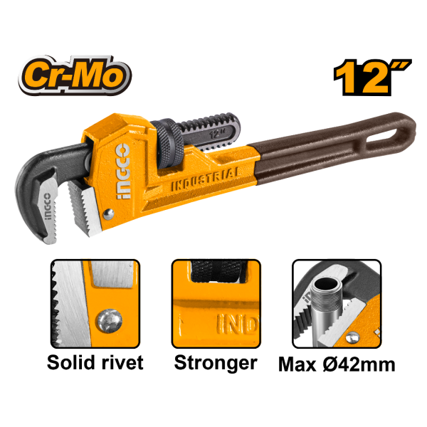 LLAVE PARA TUBO 12″ INGCO