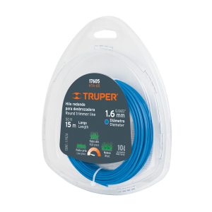 HILO REDONDO PARA GUADAÑA 1.6 MM X 15 M BLISTER TRUPER