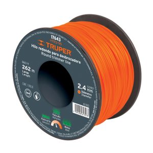 HILO REDONDO PARA GUADAÑA 2.4 MM X 262 M CARRETE TRUPER