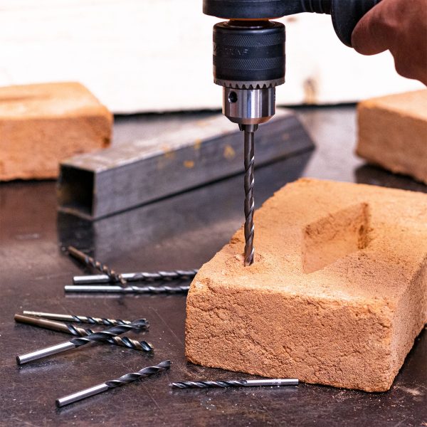 JUEGO DE 9 BROCAS PARA METAL, CONCRETO Y MADERA TRUPER - Imagen 2