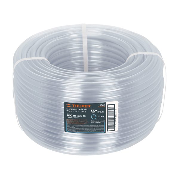 MANGUERA 1/2" DE NIVEL ROLLO DE 100 M TRUPER