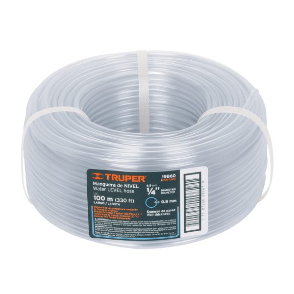 MANGUERA 1/4" DE NIVEL ROLLO DE 100 M TRUPER